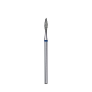 Diamond nail drill bit Pointed Flame, Blue FA11B023/8